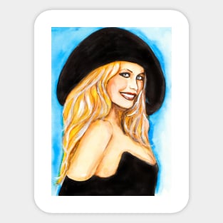 Claudia Schiffer Sticker